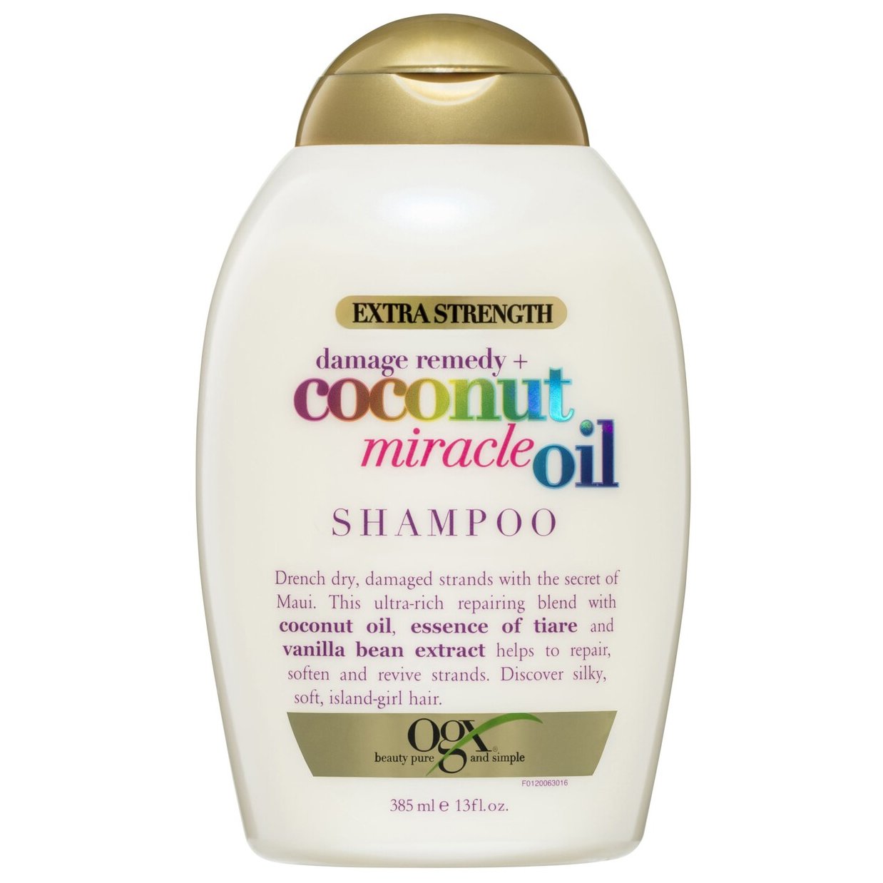 OGX OGX Coconut Miracle Oil Shampoo Σαμπουάν Αποκατάστασης για Ταλαιπωρημένα Μαλλιά 385ml