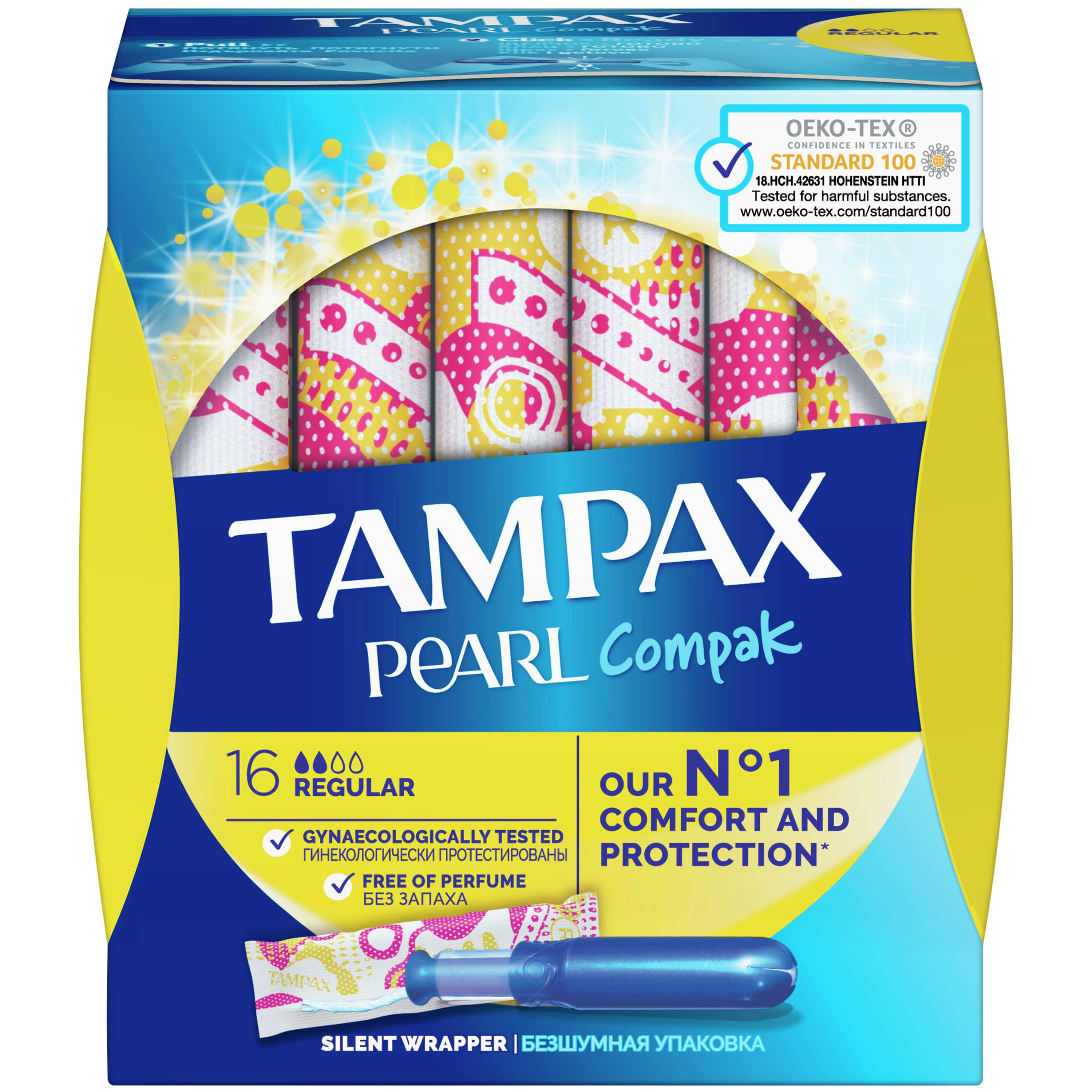 Tampax Tampax Compak Pearl Regular 16 τεμάχια