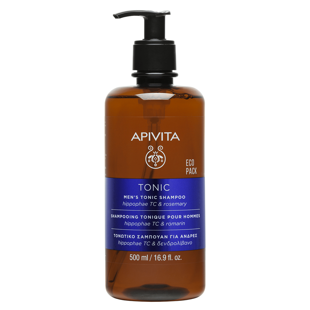 Apivita Apivita Men's Tonic Shampoo with Hippophae TC & Rosemary Τονωτικό Σαμπουάν Κατά της Τριχόπτωσης για Άνδρες με Ιπποφαές & Δεντρολίβανο 500ml