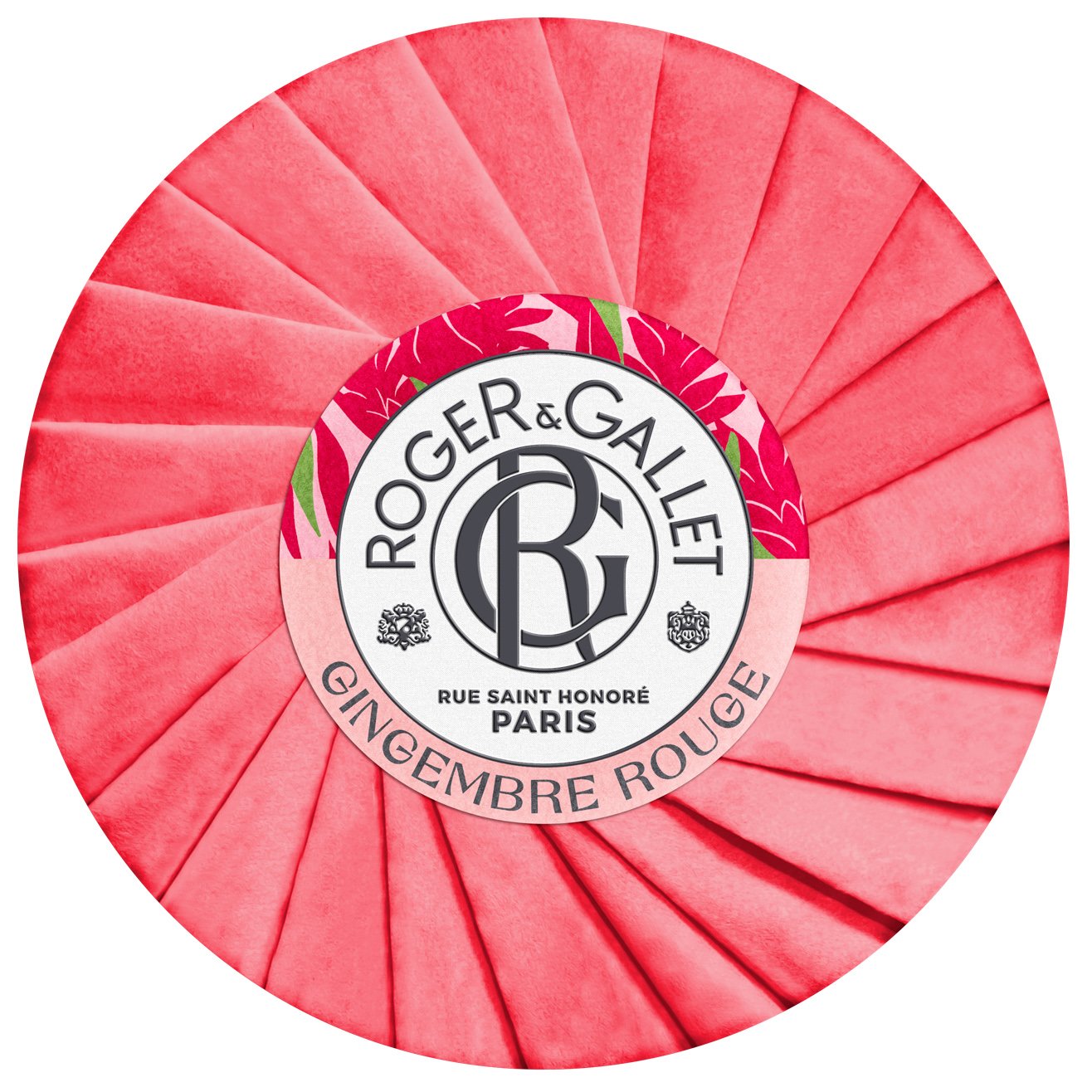 Roger & Gallet Roger & Gallet Gingembre Rouge Perfumed Soap Bar Γυναικείο Αναζωογονητικό Φυτικό Σαπούνι Σώματος με Άρωμα Τζίντζερ 100g