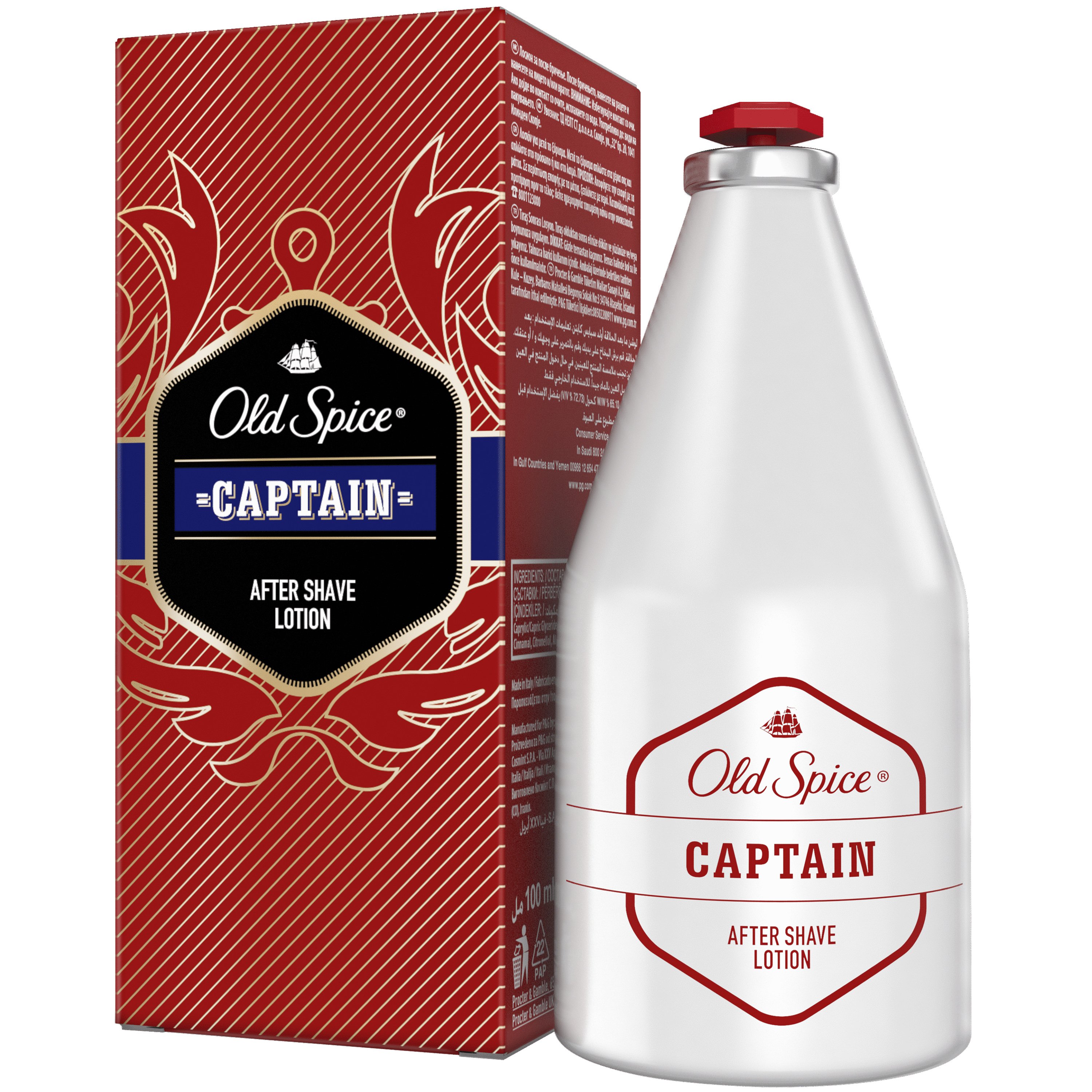 Old Spice Old Spice Captain After Shave Lotion Ανδρική Λοσιόν για Μετά το Ξύρισμα 100ml