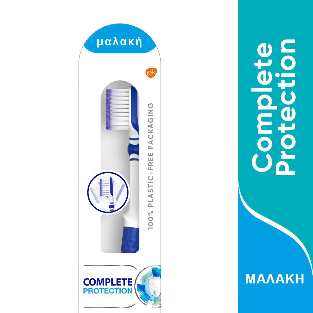 Sensodyne Soft Οδοντόβουρτσα Complete Protection 48% Better Cleaning Μαλακή Κεφαλή για Βαθύ Καθαρισμό, Κατάλληλη για Ευαίσθητα Δόντια 1 Τεμάχιο – Μπλε