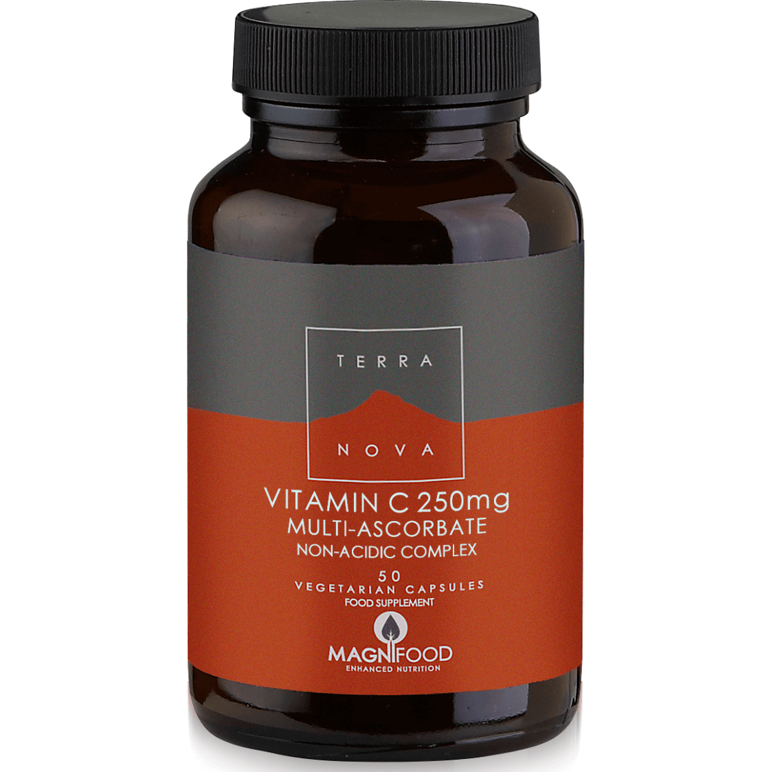 Terranova Vitamin C 250mg Complex Βιταμίνη C με Δυναμικό Συνδυασμό Υπερτροφών, Μέγιστη Απορροφησιμότητα & Αποτελεσματικότητα 50c