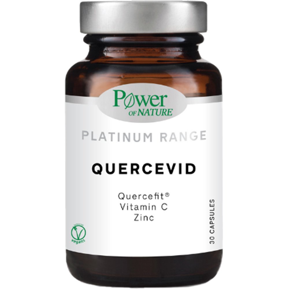 Power Health Power Health Platinum Range Quercevid Συμπλήρωμα Διατροφής με Αντιοξειδωτικά που Συμβάλλουν στην Προστασία από τις Ελεύθερες Ρίζες 30caps