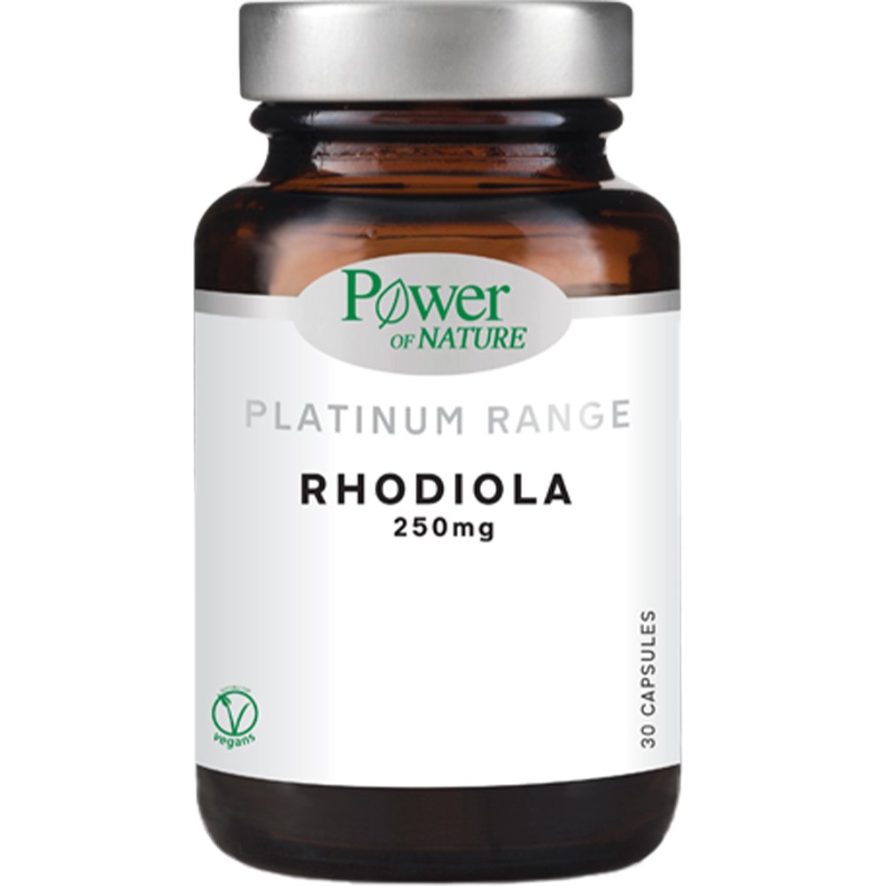 Power Health Power Health Platinum Range Rhodiola 250mg Συμπλήρωμα Διατροφής με Ροδιόλα για Ενίσχυση του Οργανισμού Ενάντια στο Στρες 30caps