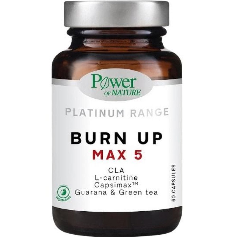 Power Health Power Health Platinum Range Burn Up Max 5 Συμπλήρωμα Διατροφής για Ενίσχυση του Μεταβολισμού 60caps