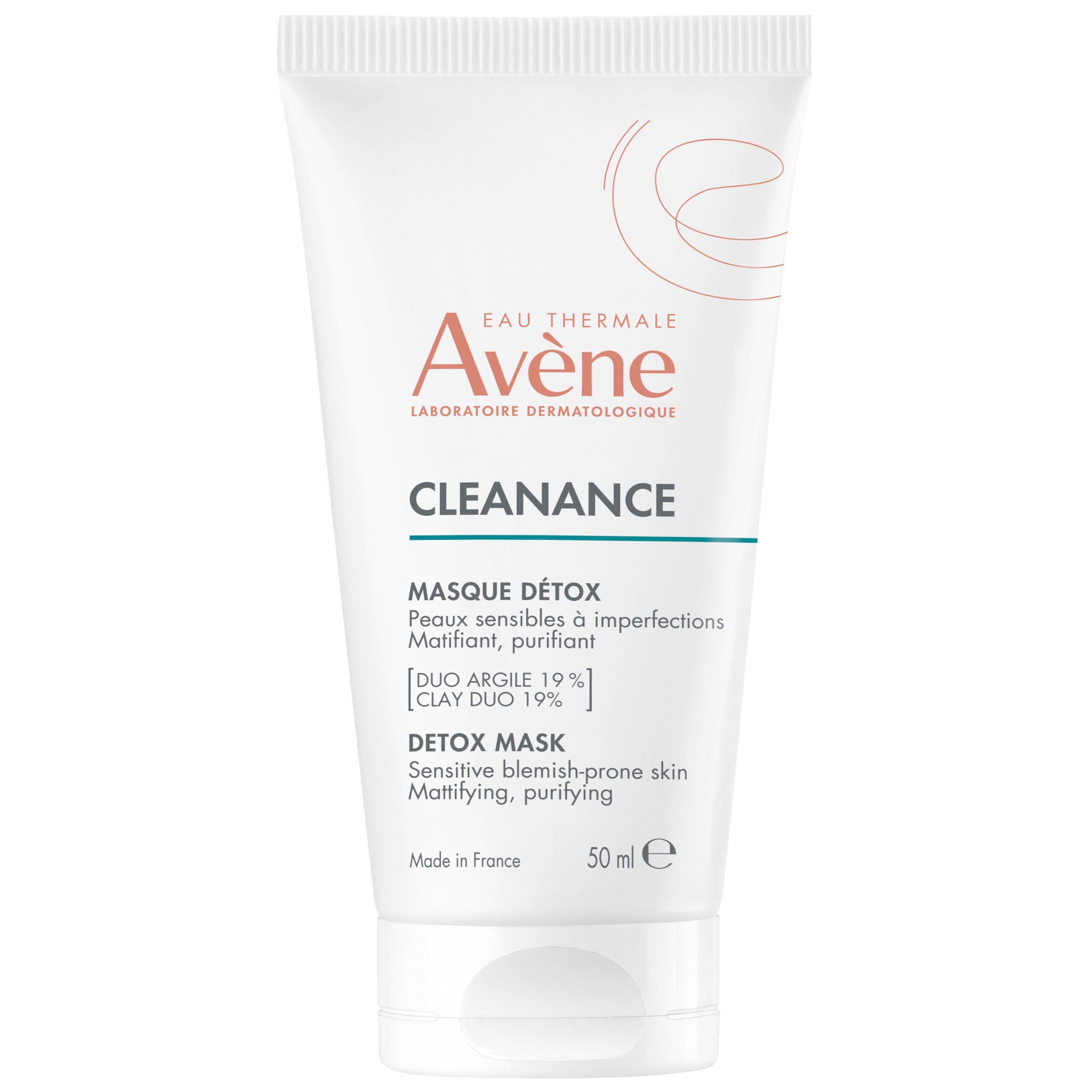 Avene Cleanance Detox Face Mask Μάσκα Προσώπου για Αποτοξίνωση, Κατάλληλη για Ευαίσθητο Δέρμα με Ατέλειες 50ml φωτογραφία