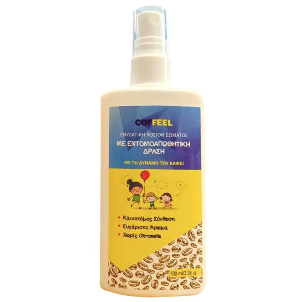 Coffeel Coffeel Hydration Body Lotion Ενυδατική Λοσιόν Σώματος με Εντομοαπωθητική Δράση χωρίς Citronella 100ml