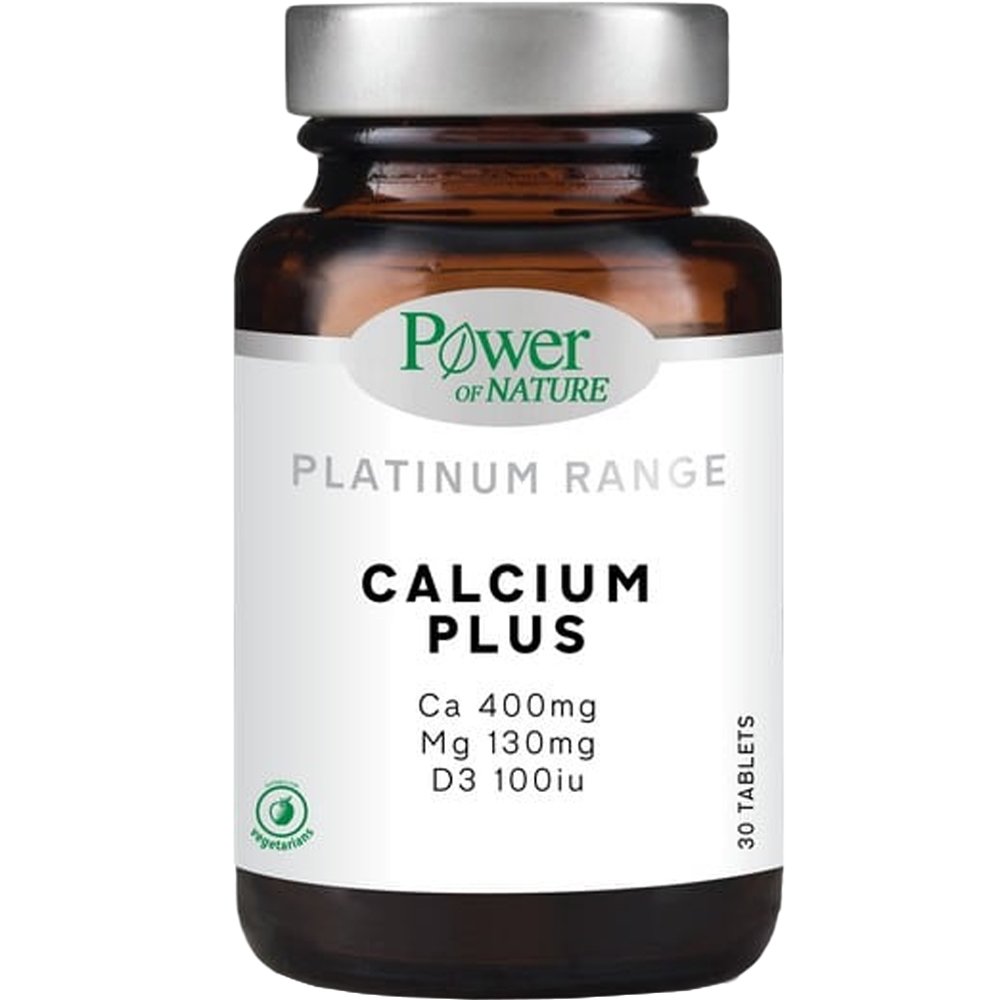 Power Health Power Health Platinum Range Calcium Plus Συμπλήρωμα Διατροφής με Ασβέστιο Μαγνήσιο & Βιταμίνη D3 30tabs