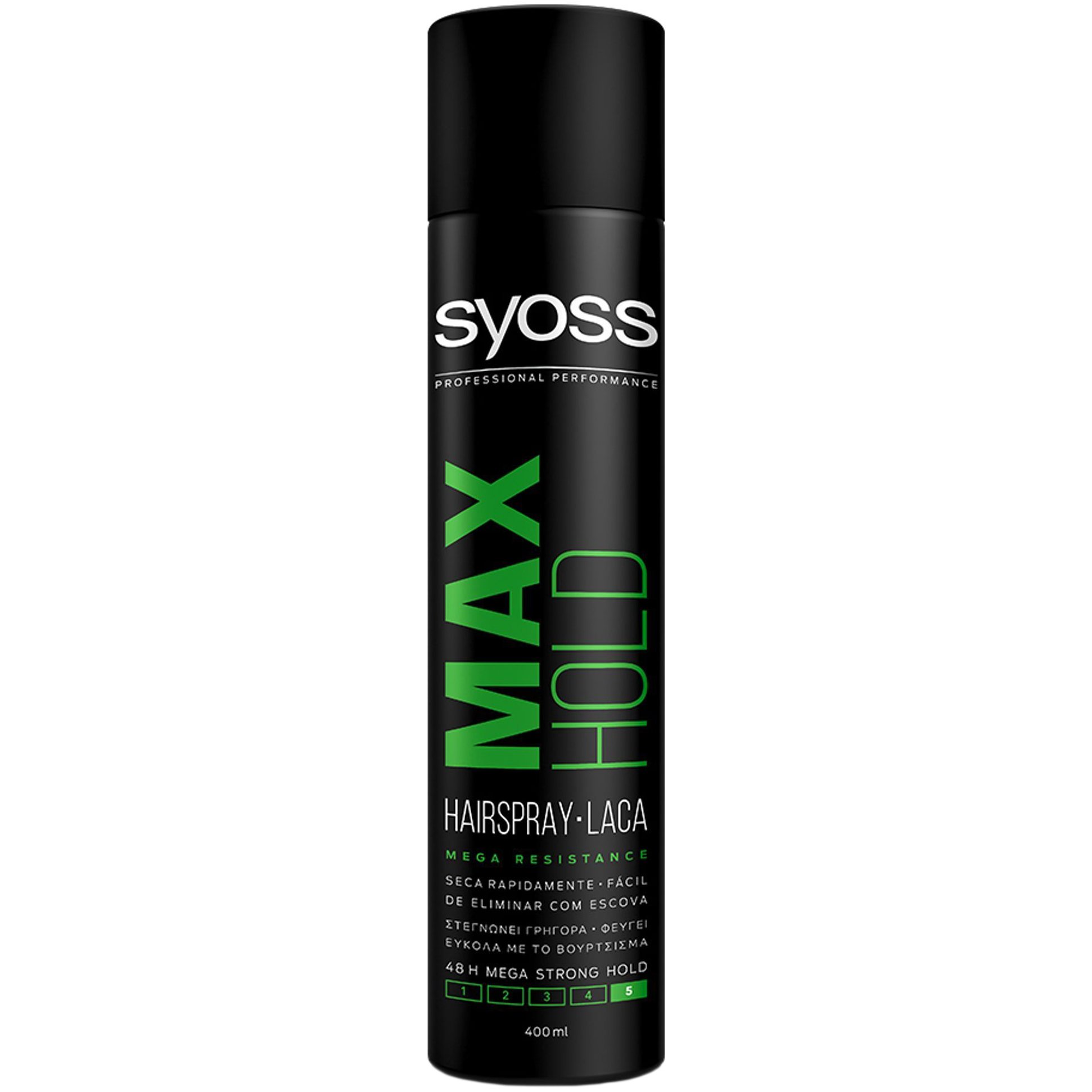 Syoss Syoss Max Hold Hairspray Επαγγελματική Λακ για Πολύ Δυνατό Κράτημα 400ml