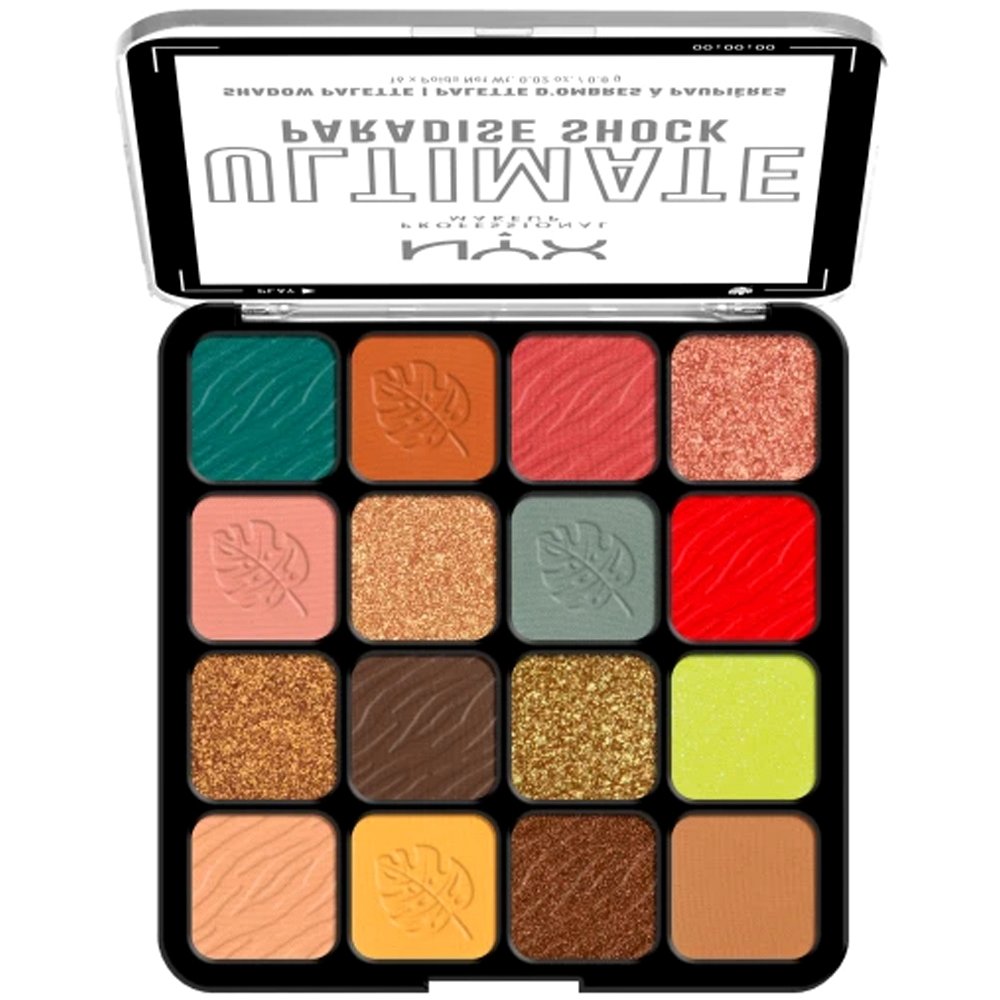 NYX Professional Makeup NYX Professional Makeup Ultimate Shadow Palette Παλέτα Σκιών 16 Αποχρώσεων 1 Τεμάχιο - Paradise Shock