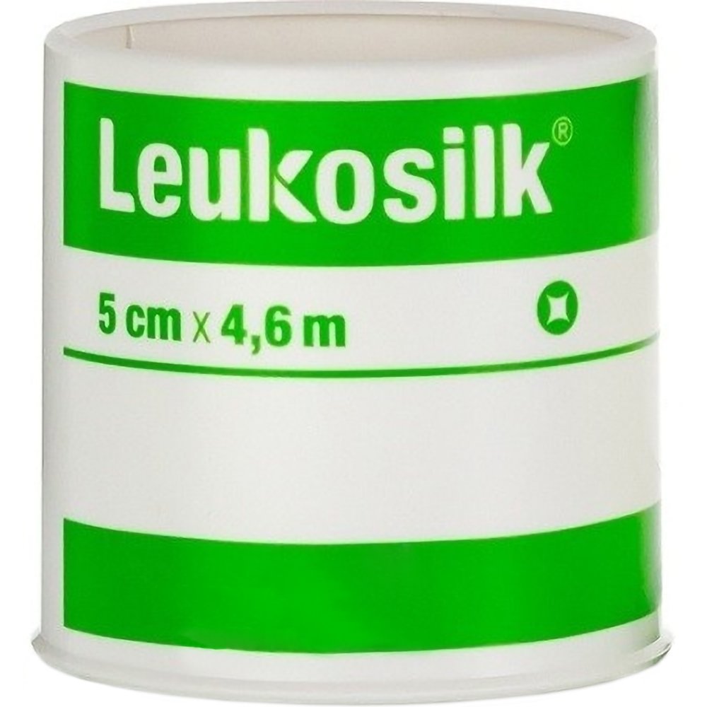 Leukoplast Leukosilk Αυτοκόλλητη Υποαλλεργική Επιδεσμική Ταινία 5cm x 4,6m