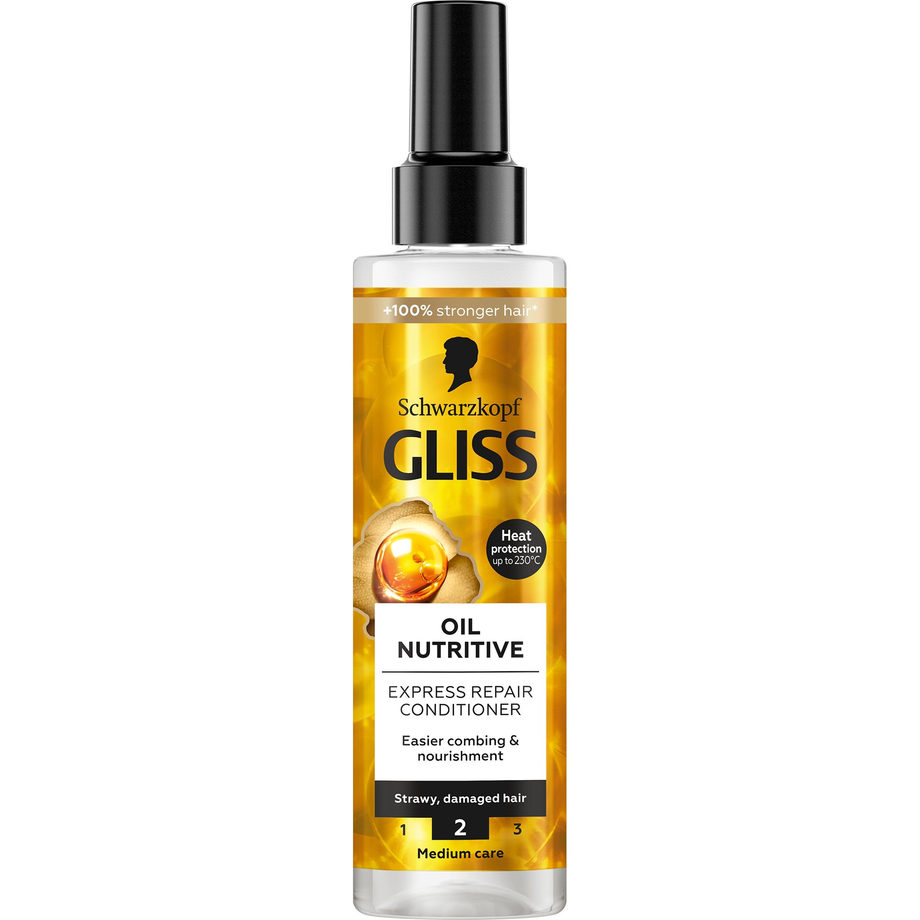 Schwarzkopf Schwarzkopf Gliss Express Repair Conditioner Oil Nutritive Μαλακτικό, Θρεπτικό Λάδι για Ξηρά & Αφυδατωμένα Μαλλιά 200ml