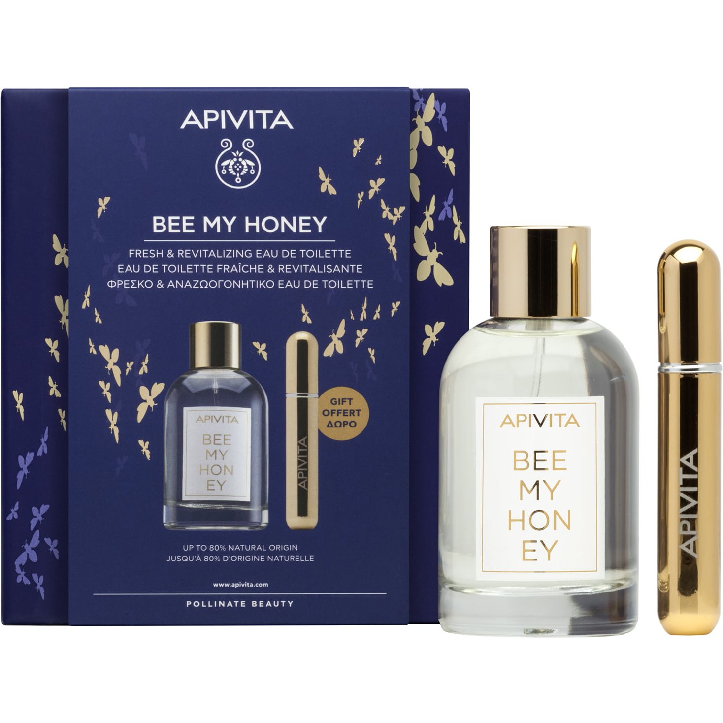 Apivita Apivita Promo Bee My Honey Eau De Toilette 100ml & Δώρο Επαναγεμιζόμενο Spray Αρώματος 8ml