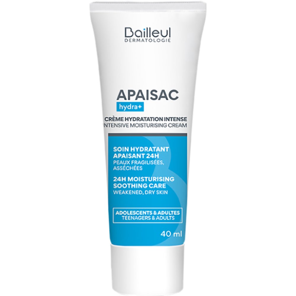 BIORGA DERMATOLOGIE Bailleul Apaisac Hydra+ Intensive Moisturising Cream Ενυδατική Κρέμα για Θρέψη - Προστασία της Ξηρής & Ευαίσθητης Επιδερμίδας 40ml