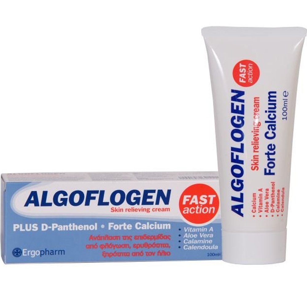 Ergopharm Algoflogen Skin Relieving Cream Καταπραϋντική Κρέμα για Ανακούφιση της Επιδερμίδας, Πολλαπλών Χρήσεων 100ml