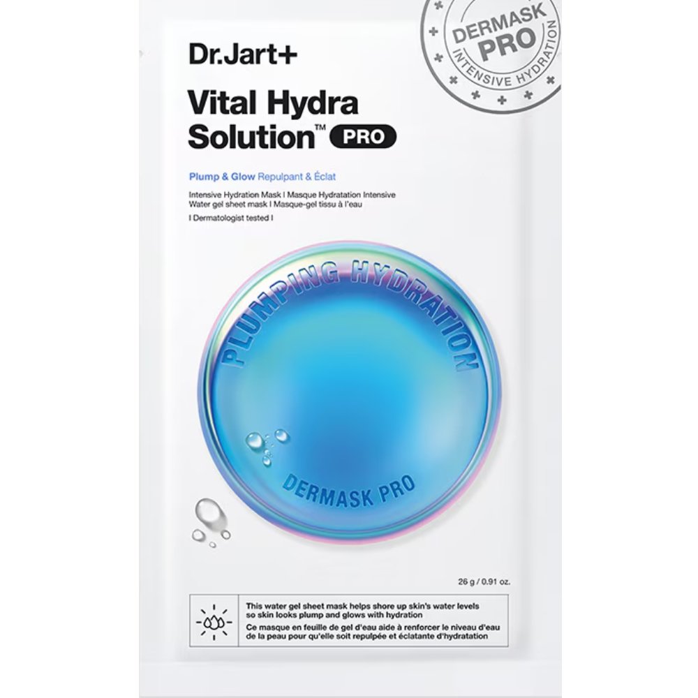 Dr.Jart+ Dr.Jart+ Vital Hydra Solution Dermask Pro Ενυδατική Μάσκα Προσώπου με Υαλουρονικό Οξύ & Pentavitin, Κατάλληλη για Ευαίσθητες Επιδερμίδες 1 Τεμάχιο