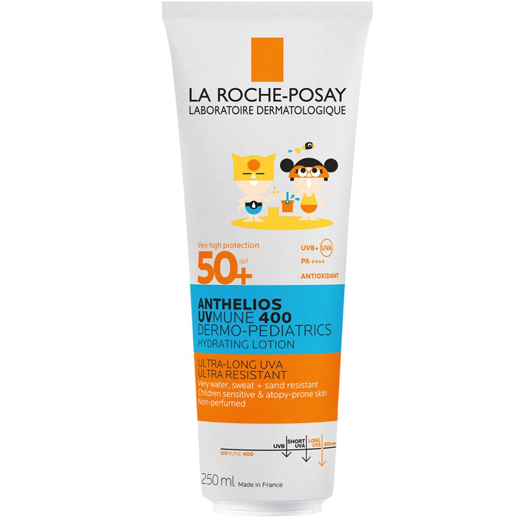 La Roche-Posay La Roche-Posay Anthelios UV Mune 400 Dermo-Pediatrics Hydrating Lotion Spf50+ Ενυδατικό Αντηλιακό Γαλάκτωμα για Παιδιά Πολύ Υψηλής Προστασίας Κατάλληλο & για Δέρματα με Τάση Ατοπίας 250ml