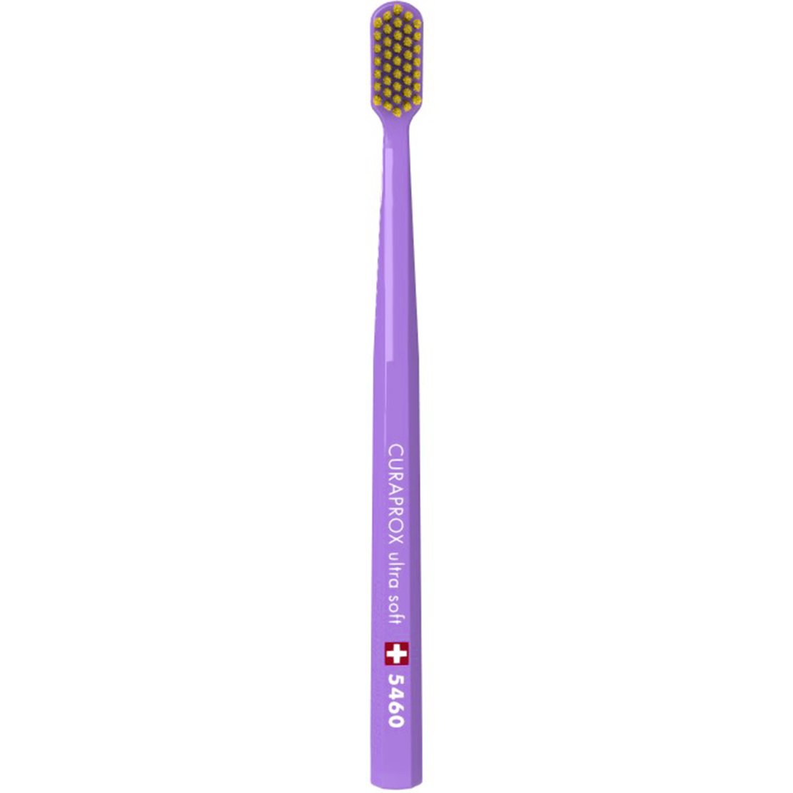 Curaprox CS 5460 Ultra Soft Toothbrush Οδοντόβουρτσα με Εξαιρετικά Απαλές & Ανθεκτικές Τρίχες Curen για Αποτελεσματικό Καθαρισμό 1 Τεμάχιο – Μωβ/ Κίτρινο