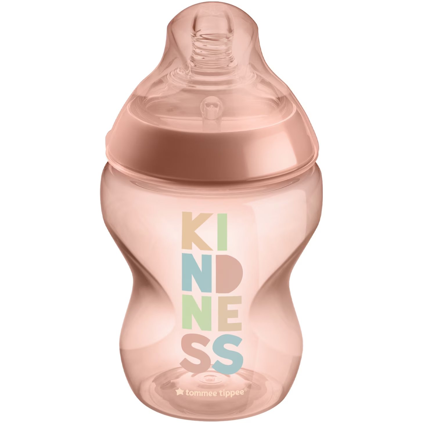 Tommee Tippee Closer to Nature Baby Bottle 0m+, Μπιμπερό Πολυπροπυλενίου Αργής Ροής με Θηλή Σιλικόνης Κατά των Κολικών 260ml Κωδ 42250205 - Ροζ φωτογραφία