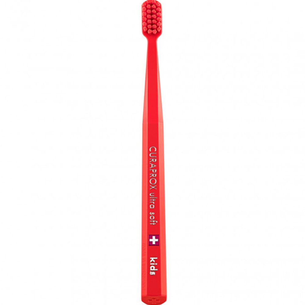 Curaprox Curaprox Kids CS 5500 Ultra Soft Toothbrush 4-12 Years Παιδική Οδοντόβουρτσα με Μικρή Κεφαλή & Εξαιρετικά Μαλακές Ίνες 1 Τεμάχιο - Κόκκινο