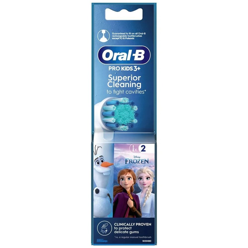 Oral-B Kids Frozen II Electric Toothbrush Replacement Heads Extra Soft Ανταλλακτικές Κεφαλές Παιδικής Ηλεκτρικής Οδοντόβουρτσας με Πολύ Μαλακές Ίνες & Χαρακτήρες της Ταινίας Frozen II 2 Τεμάχια φωτογραφία