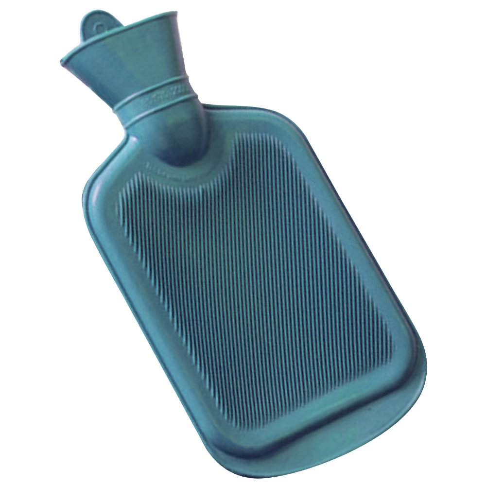 Alfacare Alfacare Hot Water Bottle Θερμοφόρα Νερού με Ραβδώσεις 2L - Μπλε