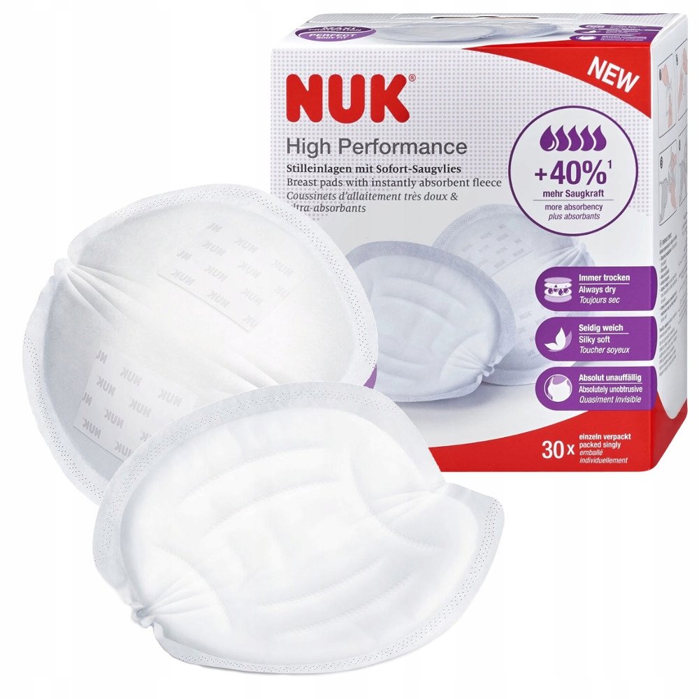 Nuk Nuk High Performance Breast Pad Επιθέματα Στήθους Υψηλής Απορροφητικότητας - 30 Τεμάχια