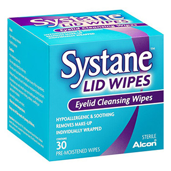 Alcon Alcon Systane Lid Wipes Μαντηλάκια Καθαρισμου των Βλεφάρων 30wipes