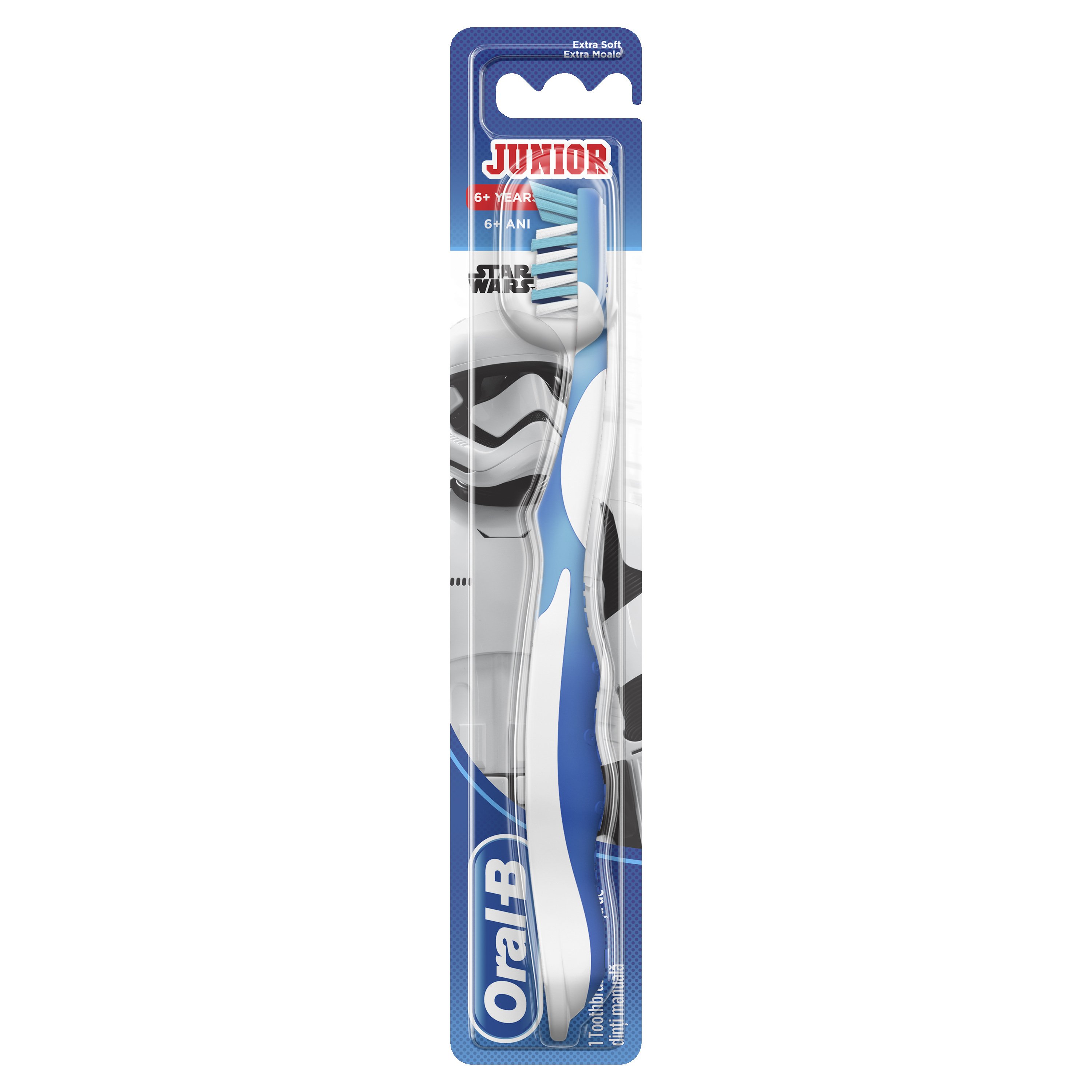 Oral-B Junior Star Wars Extra Soft Μαλακή Παιδική Οδοντόβουρτσα 6+ Years 1 Τεμάχιο