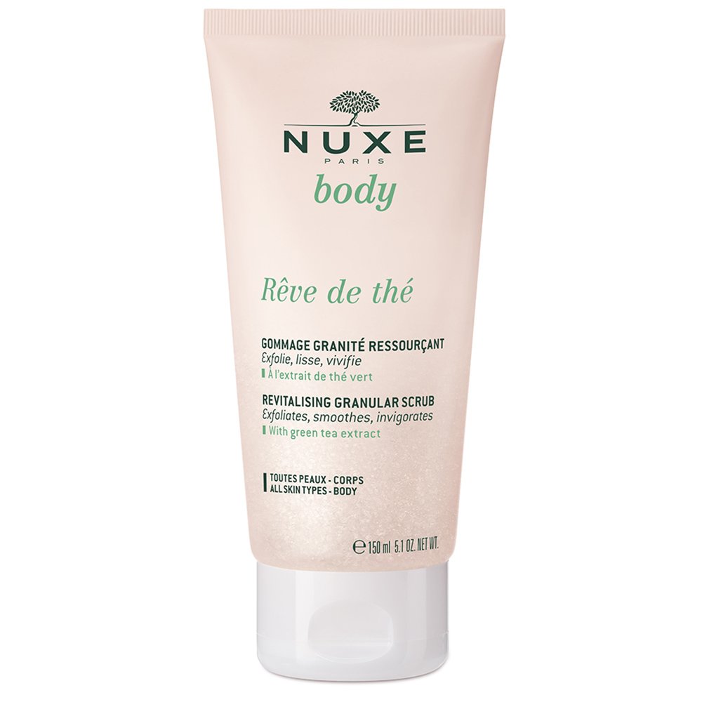 Nuxe Nuxe Body Reve de The Revitalising Granular Scrub Απαλό Αναζωογονητικό Scrub Σώματος με Άρωμα Πράσινου Τσαγιού 150ml