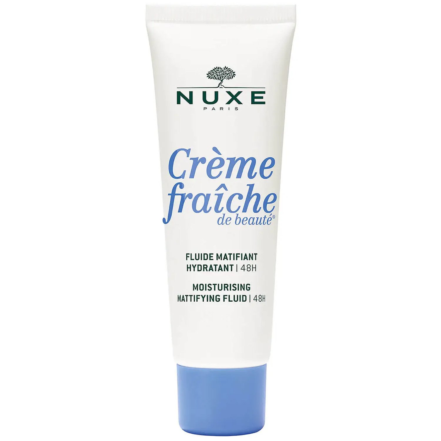 Nuxe Creme Fraiche de Beaute 48H Moisturising Mattifying Fluid Λεπτόρρευστη Κρέμα Προσώπου 48ωρης Ενυδάτωσης με Ματ Αποτέλεσμα για Μεικτή Επιδερμίδα 50ml φωτογραφία