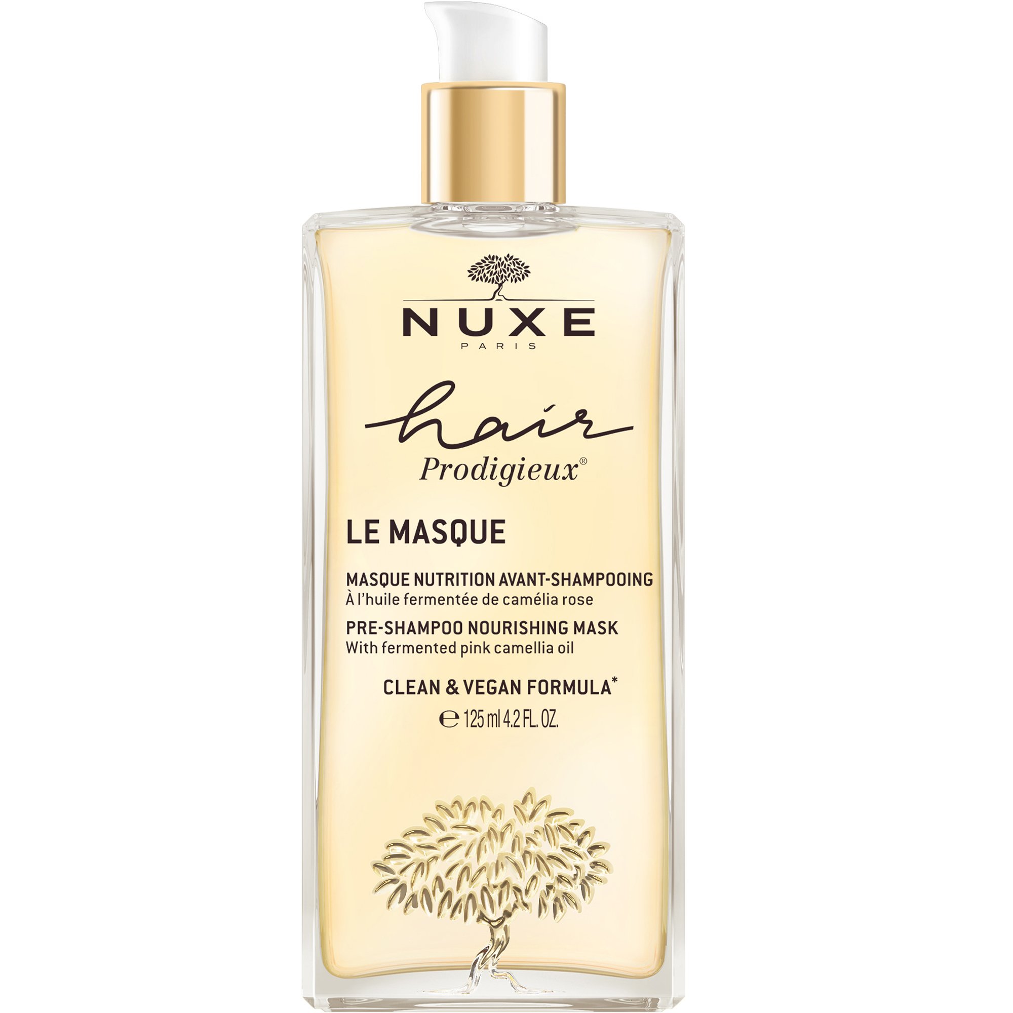 Nuxe Nuxe Hair Prodigieux Pre Shampoo Nourishing Mask Αρωματική Μάσκα Θρέψης για Πριν το Λούσιμο για Ξηρά Μαλλιά με Εκχύλισμα Ροζ Καμέλιας για Εντατική Θρέψη & Μεταξένια Υφή 125ml