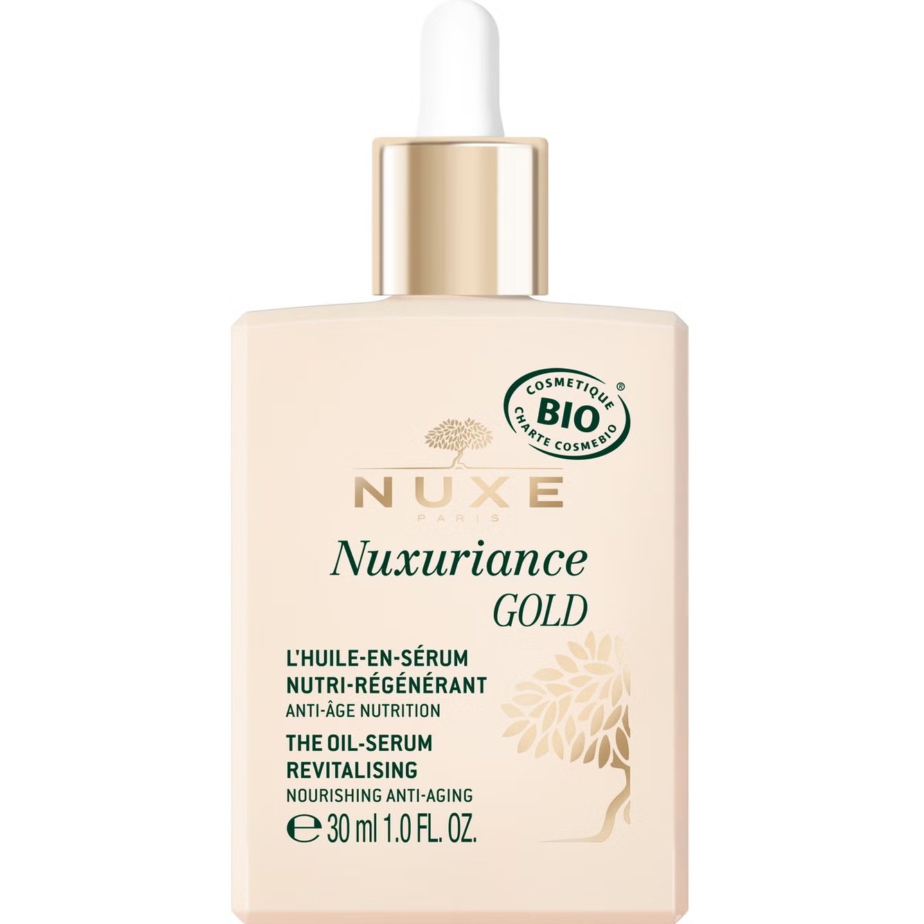 Nuxe Nuxe Nuxuriance Gold The Revitalizing Oil-Serum Αντιγηραντικός Ορός Προσώπου που Ενδυναμώνει, Θρέφει & Ενισχύει τη Λάμψη του Δέρματος 30ml