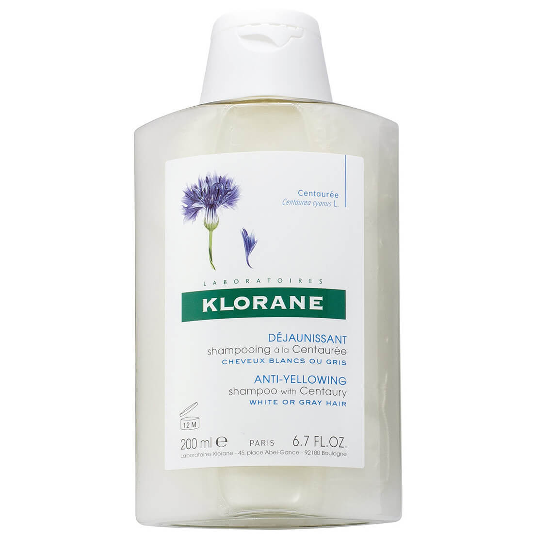 Shampooing a la Centauree 200ml - <b>Klorane</b> - Shampoo με Κενταυρίδα για Λευκά...