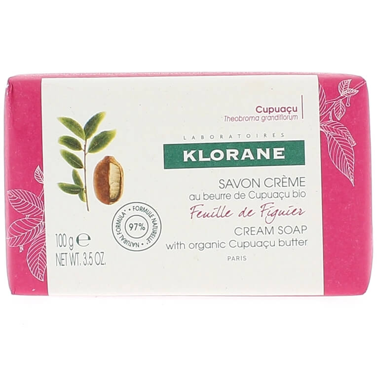 Klorane Klorane Nourishing Body Cream Soap with Organic Cupuacu Butter & Fig Leaf Κρεμώδες Σαπούνι με Εκχύλισμα Φύλλου Συκιάς 100gr