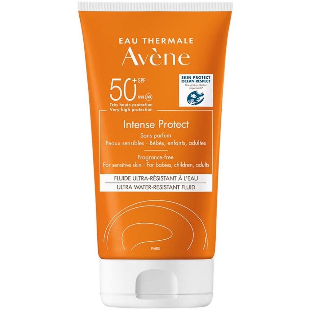 Avène Avene Intense Protect Fluid Spf50+ Αντηλιακό Γαλάκτωμα Προσώπου & Σώματος Πολύ Υψηλής Προστασίας για Ευαίσθητο & Ευάλωτο Δέρμα 150ml