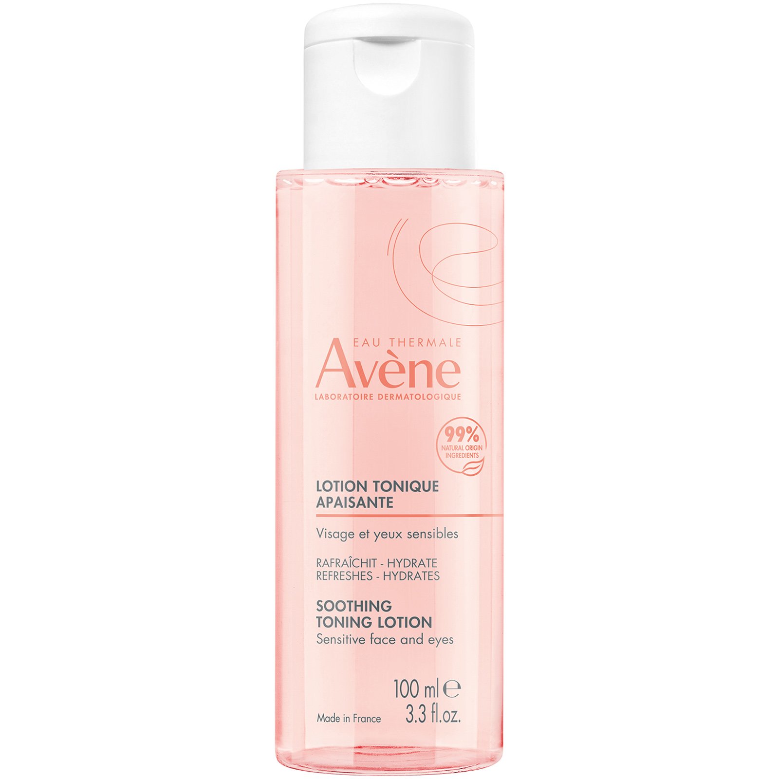 Avène Avene Soothing Toning Lotion for Face & Eyes Καταπραϋντική Τονωτική Λοσιόν για Πρόσωπο & Μάτια 100ml Travel Size