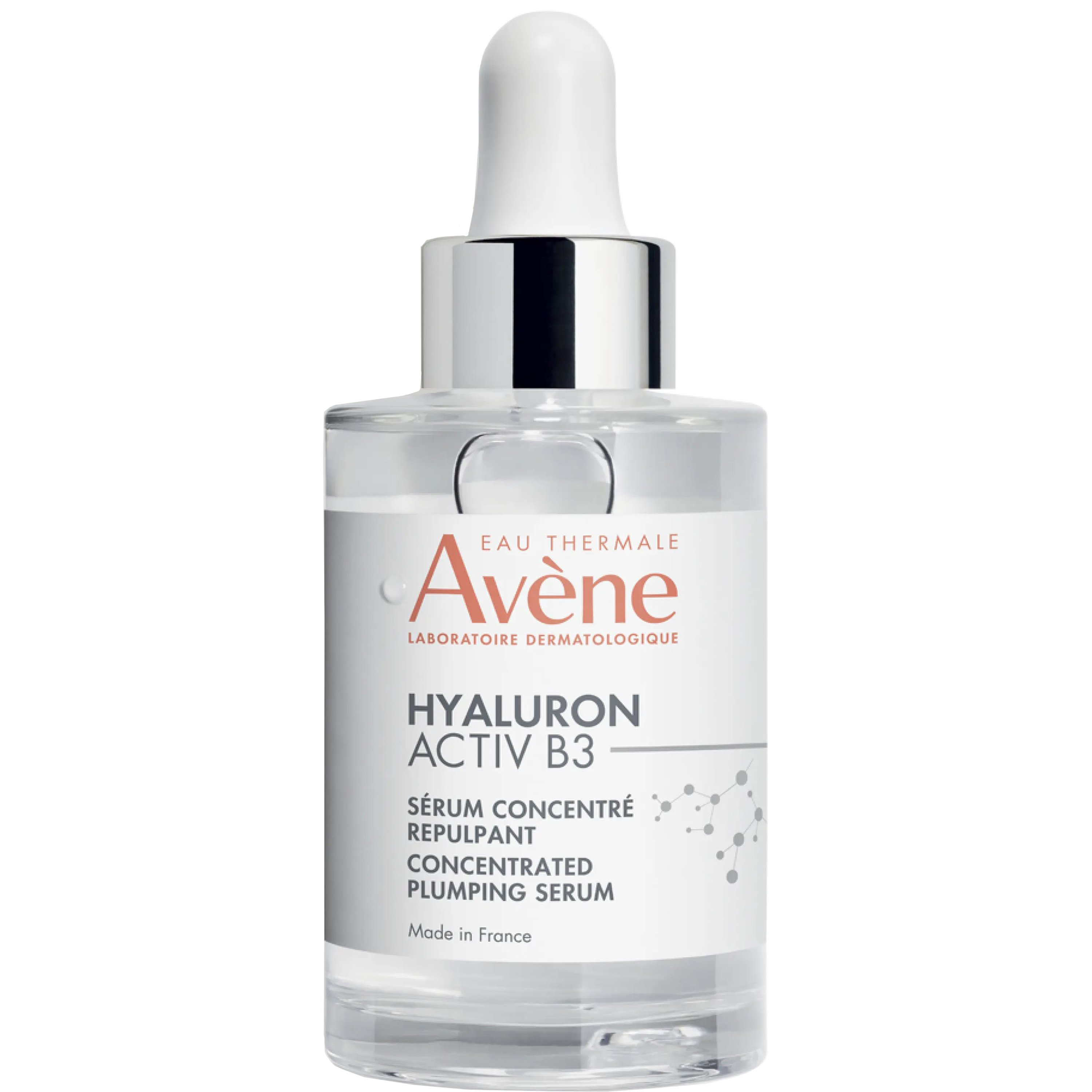 Avène Avene Hyaluron Activ B3 Concentrated Plumping Serum Συμπυκνωμένος Ορός Προσώπου με Υαλουρονικό Οξύ για Διόρθωση των Ρυτίδων 30ml