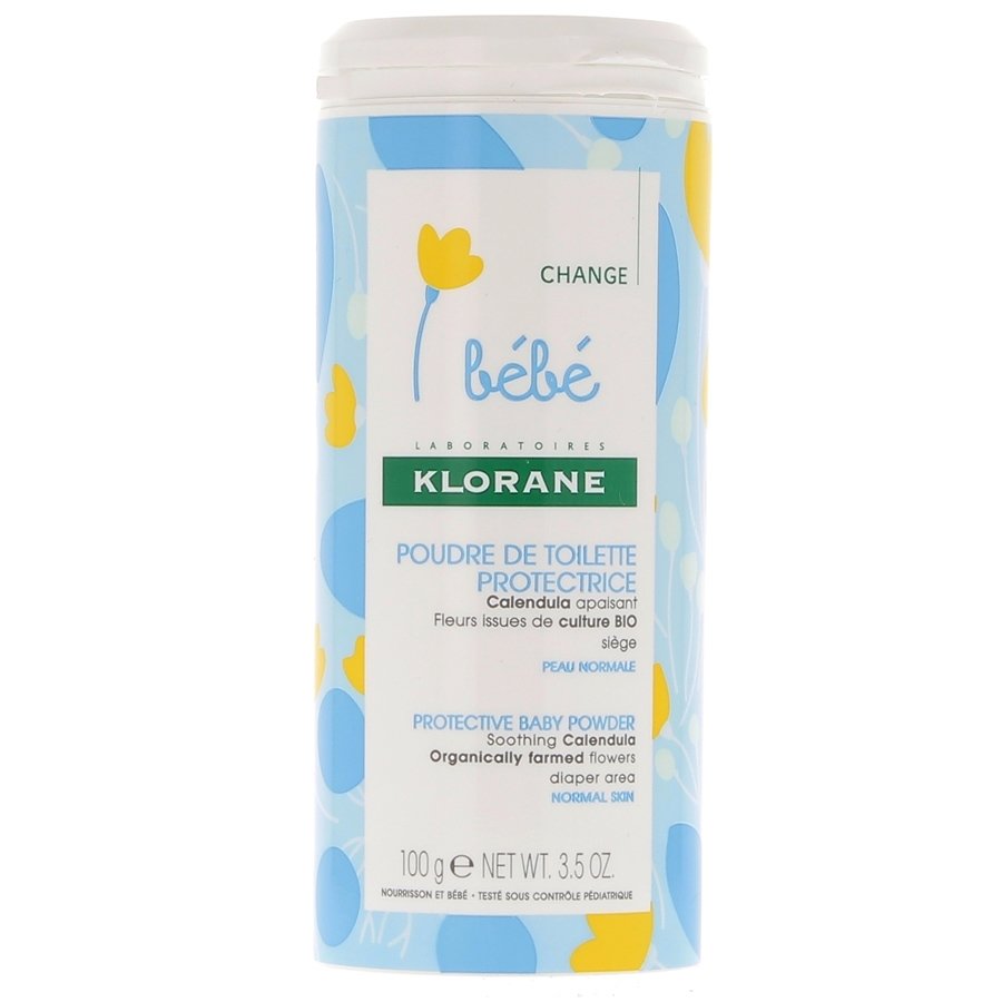 Klorane Klorane Bebe Protective Baby Powder Προστατευτική Πούδρα της Μηρογεννητικής Περιοχής με Καταπραϋντική Καλέντουλα 100gr