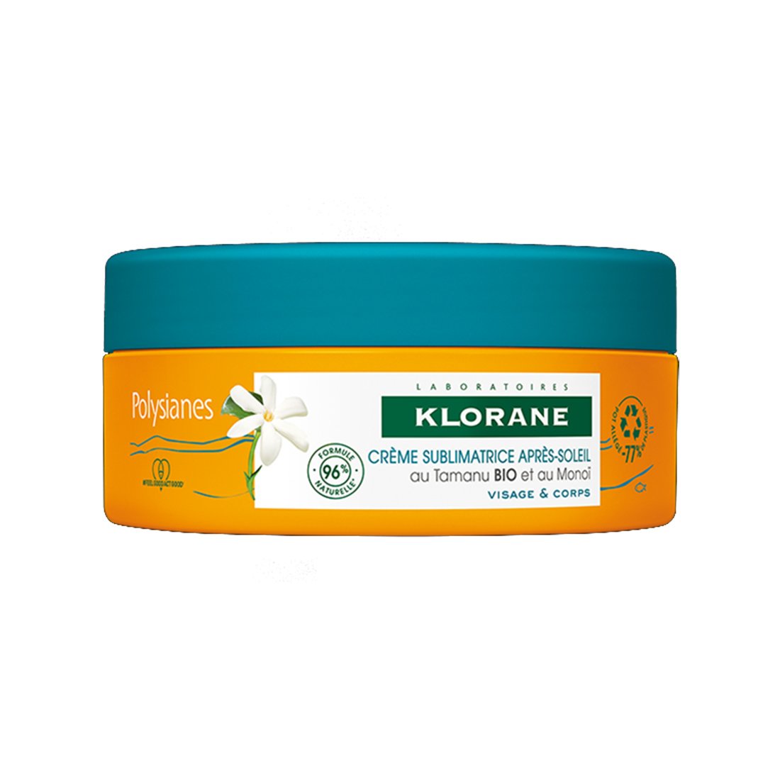 Klorane Sun Polysianes Cream Sumblime After Sun with Monoi & Tamaru Επανορθωτική Κρέμα για Μετά την Έκθεση στον Ήλιο 200ml φωτογραφία