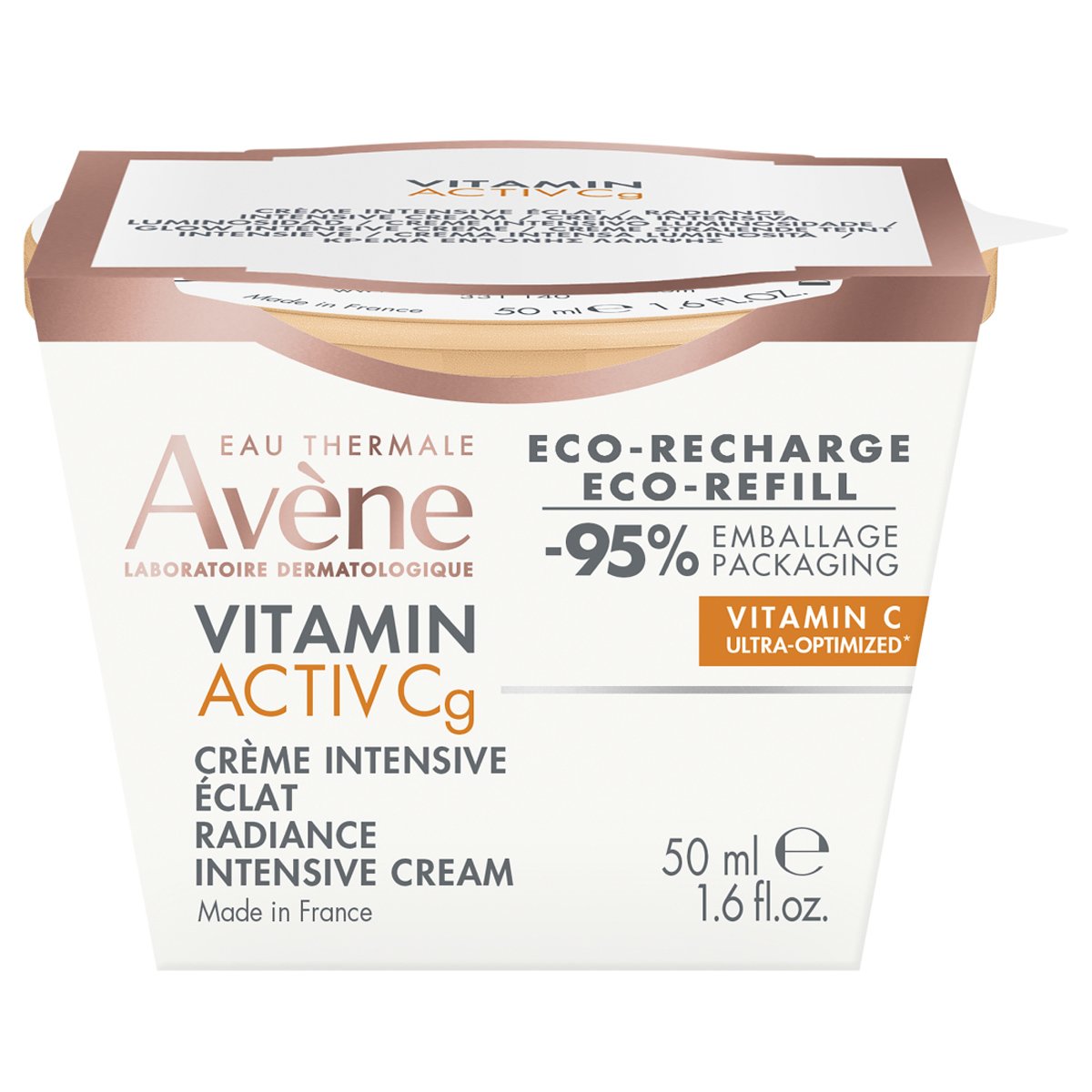 Avène Avene Vitamin Activ Cg Intensive Radiance Cream Refill Αντιρυτιδικής Κρέμας Έντονης Λάμψης με Βιταμίνη C Ανταλλακτικό  50ml