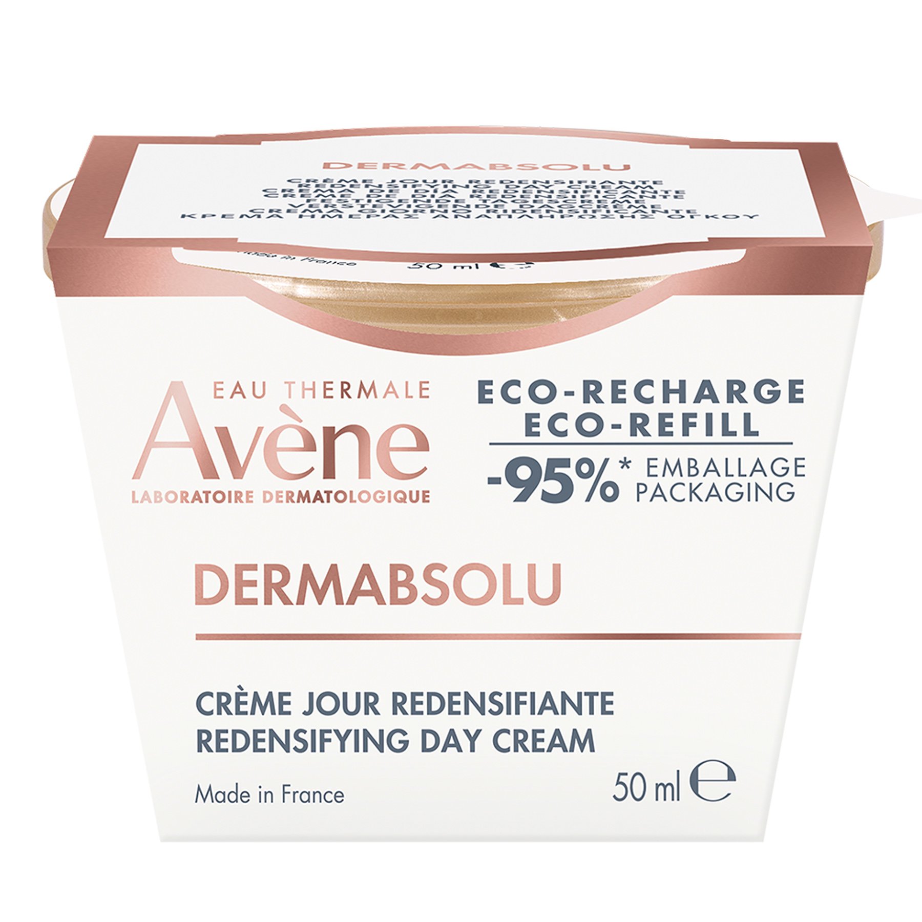 Avène Avene Dermabsolu Redensifying Day Cream Refill Ανταλλακτικό Επαναγεμιζόμενο Βάζο Κρέμας Ημέρας Αναπλήρωσης Όγκου 50ml