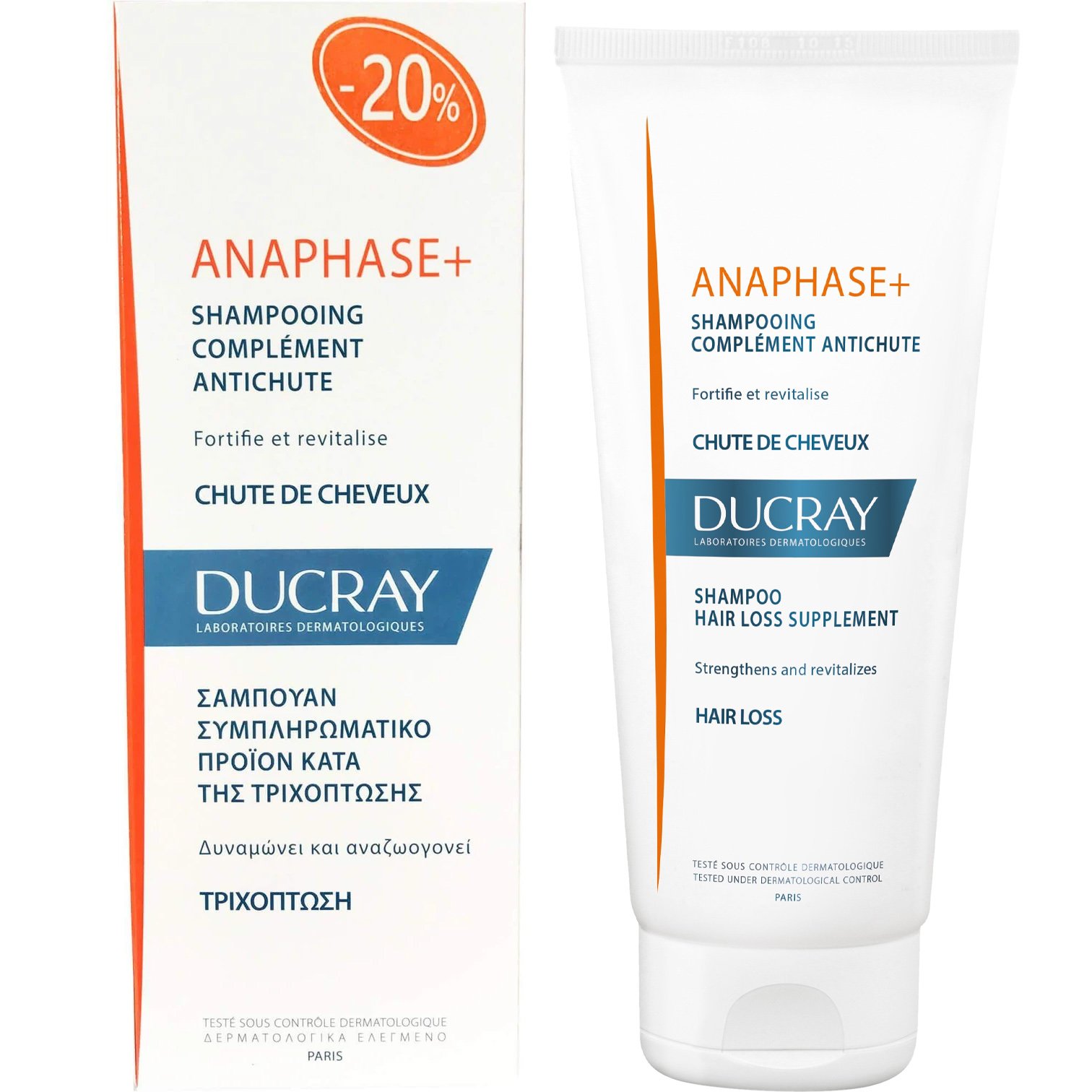 Ducray Ducray Anaphase+ Shampooing Chute De Cheveux Σαμπουάν Κατά της Τριχόπτωσης 200ml Promo -20%