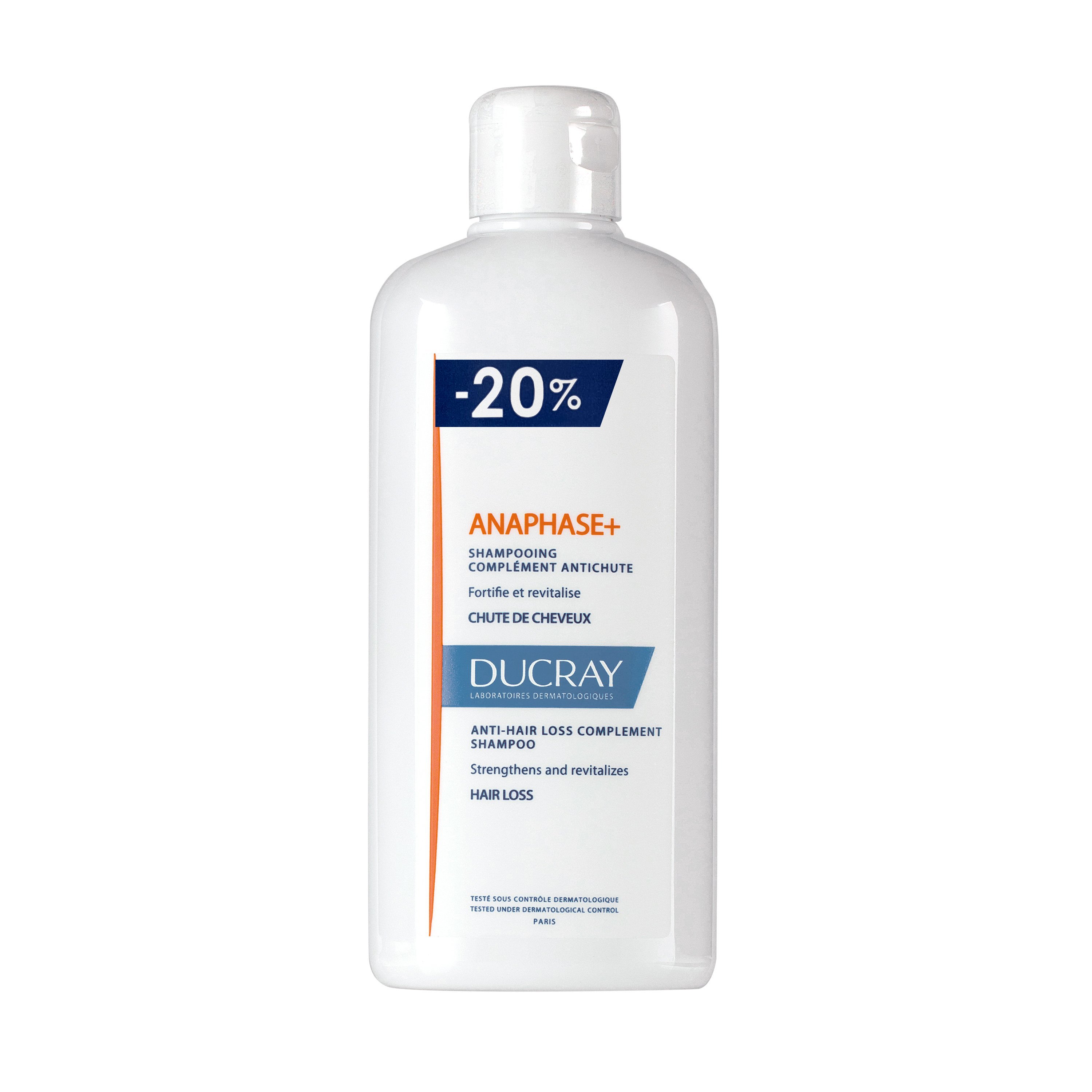 Ducray Anaphase+ Anti-Hair Loss Supplement Shampoo Δυναμωτικό - Συμπληρωματικό Σαμπουάν Κατά της Τριχόπτωσης που Χαρίζει Όγκο 400ml σε Ειδική Τιμή φωτογραφία