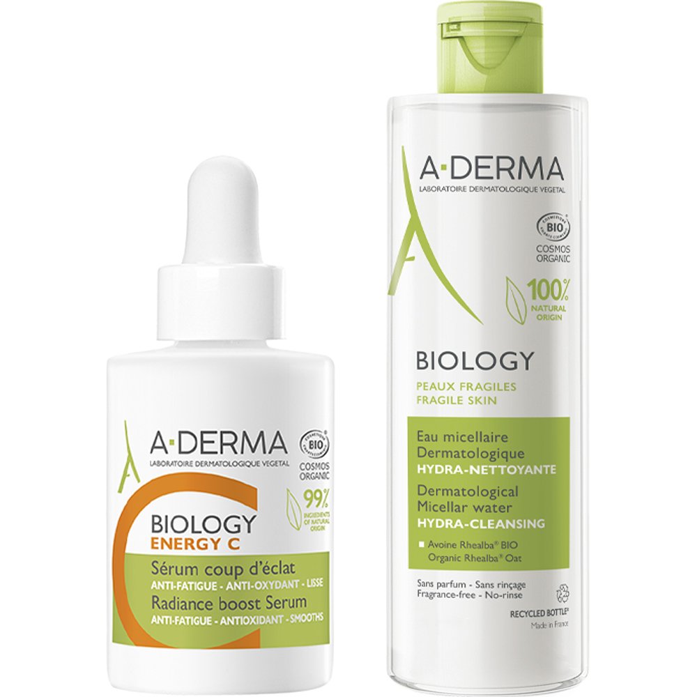 A-Derma A-Derma Promo Biology Energy C Radiance Boost Serum 30ml & Dermatological Micellar Water 100ml