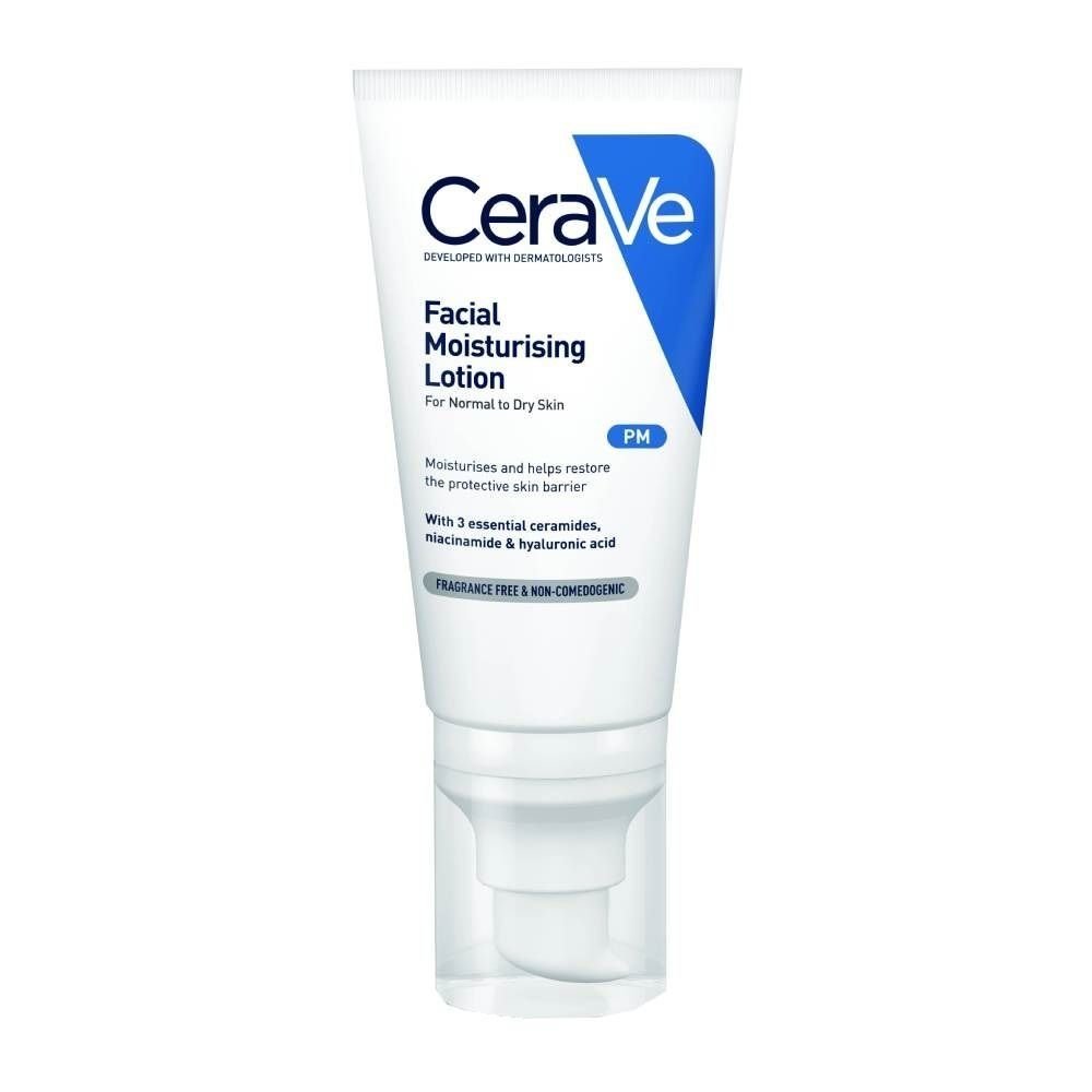 Cerave CeraVe Facial Moisturising Lotion Ενυδατική Κρέμα Προσώπου για Κανονική Ξηρή Επιδερμίδα 52ml