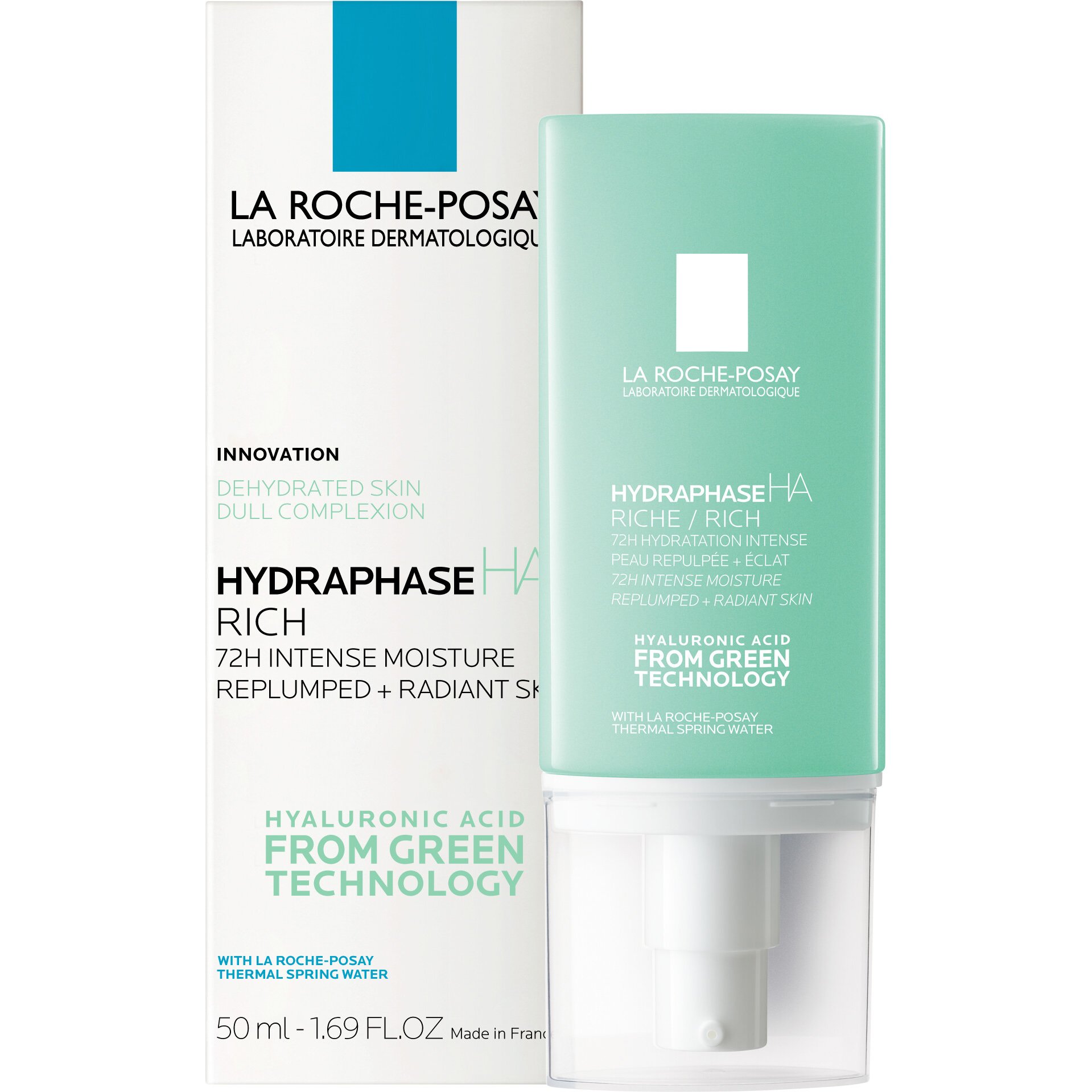 La Roche-Posay La Roche-Posay Hydraphase HA Rich Πλούσια Ενυδατική Κρέμα με Υαλουρονικό Οξύ για Θαμπές, Αφυδατωμένες Επιδερμίδες 50ml