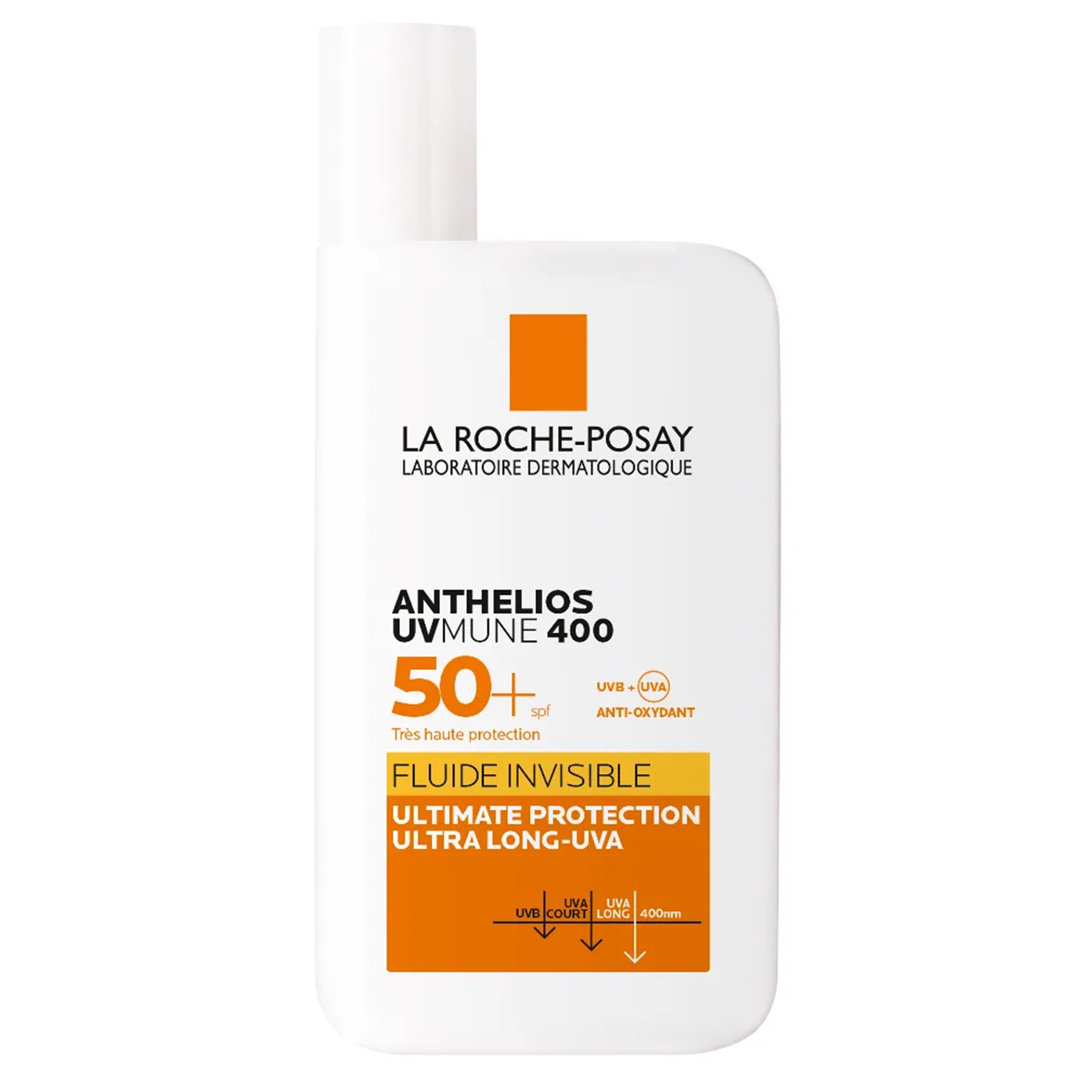 La Roche-Posay La Roche-Posay Anthelios UVMune 400 Spf50+ Invisible Fluide Λεπτόρρευστο Αντηλιακό Προσώπου Πολύ Υψηλής Αντηλιακής Προστασίας 50ml