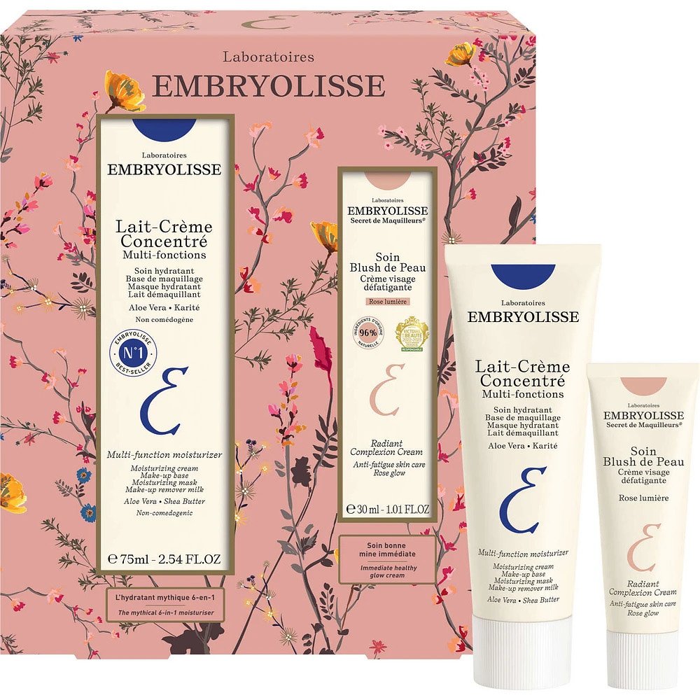 Embryolisse Embryolisse Promo Lait-Creme Concentre Multi-Function Nourishing Moisturizer 75ml & Radiant Complexion Cream Rose Glow 30ml